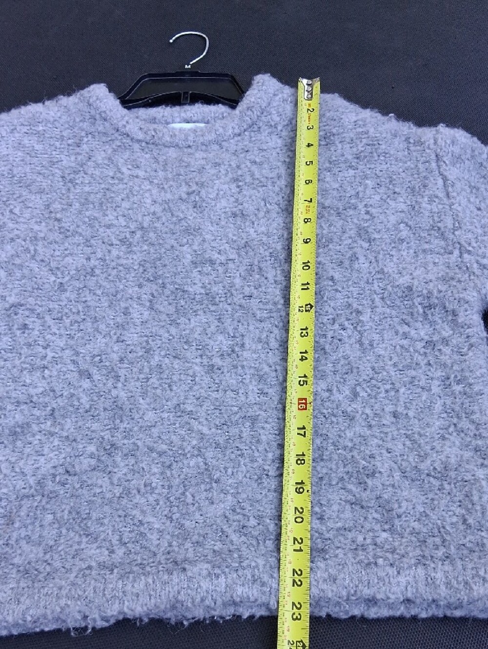 LE BON SHOPPE Cozy Gray Crewneck Sweater — Relaxed Knit Pullover - Picture 9 of 10